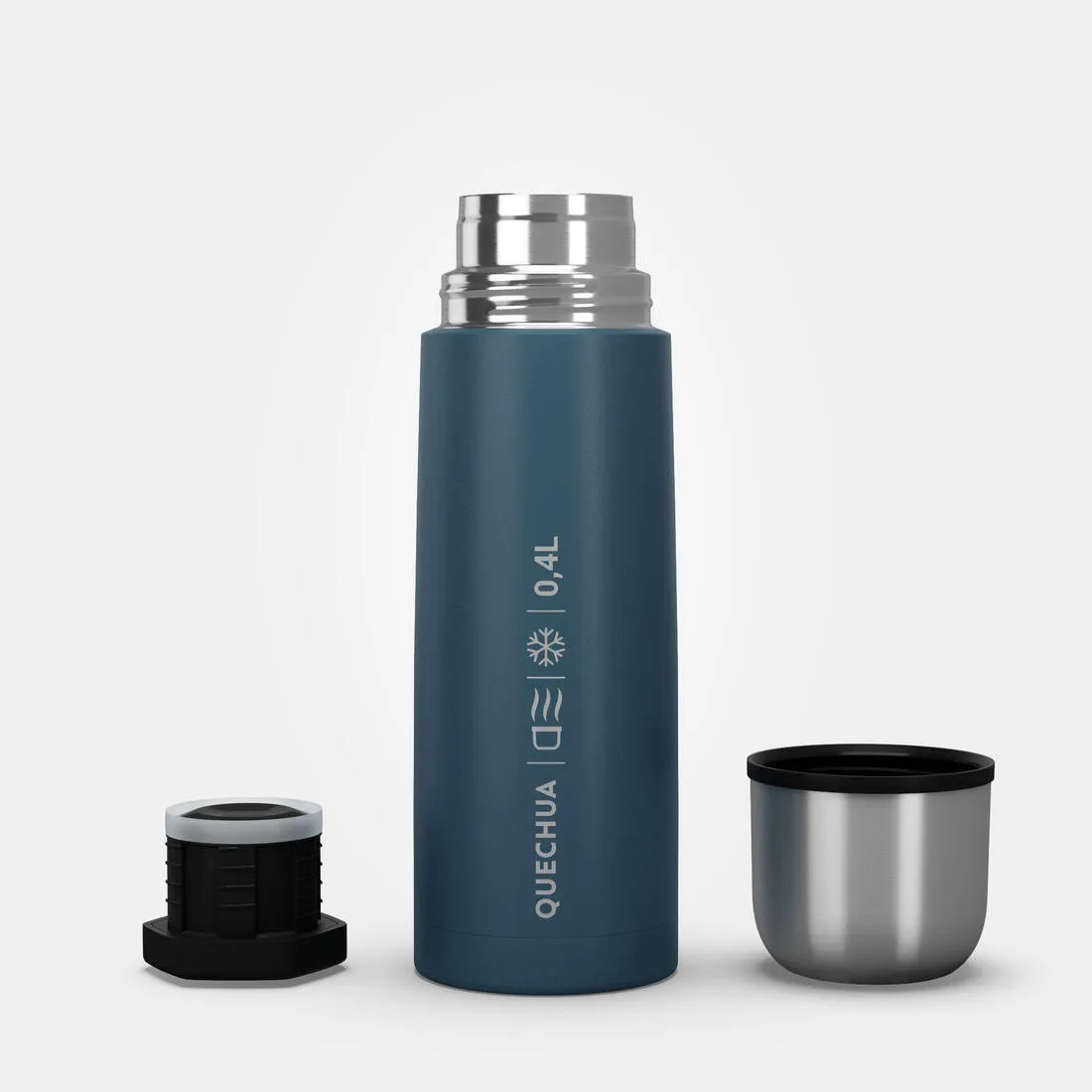 0.4 L Stainless Steel Isothermal Flask with Cup for Hiking