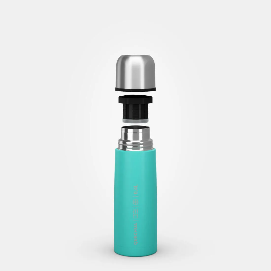 0.4 L Stainless Steel Isothermal Flask with Cup for Hiking