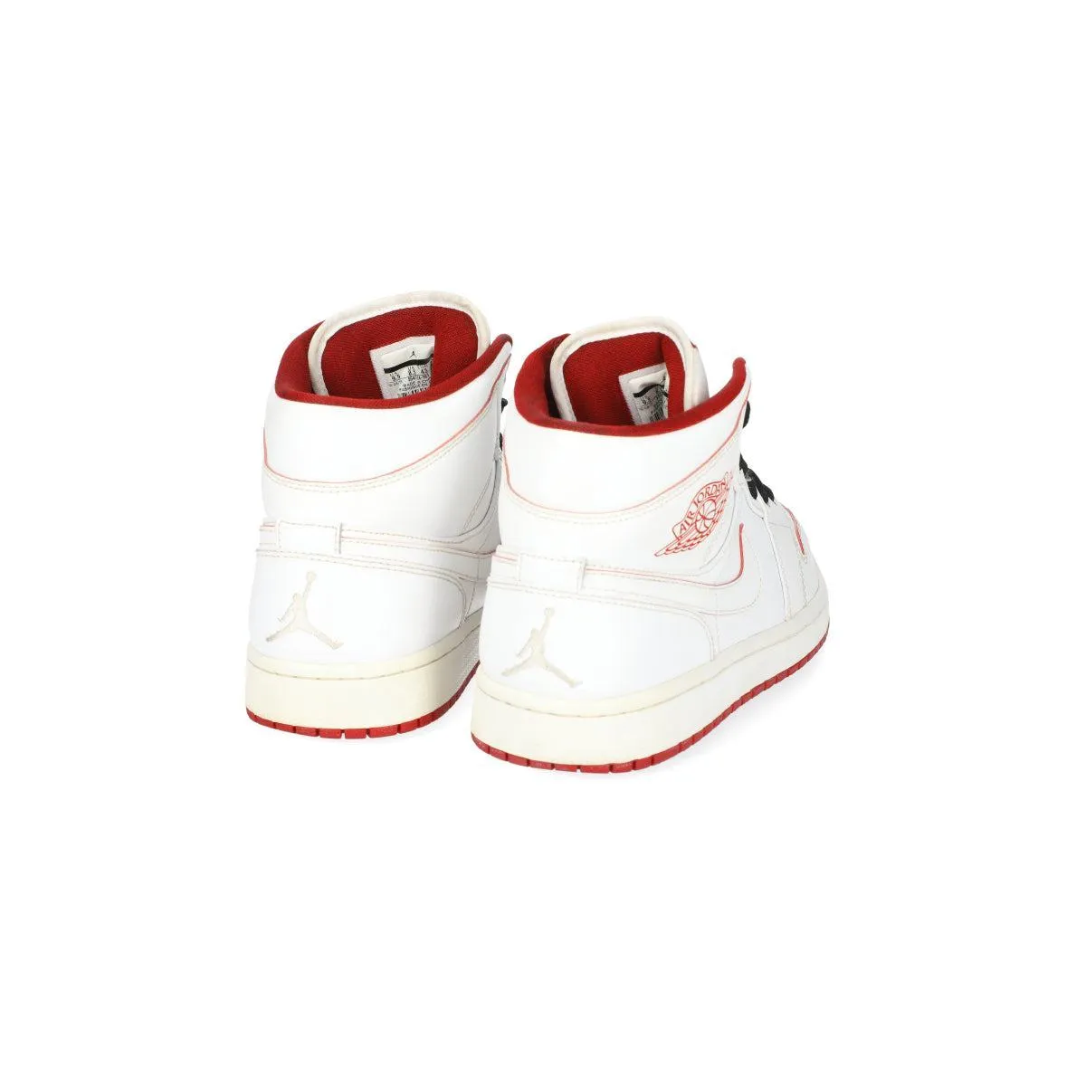 Air Jordan 1 Retro High-Top Sneakers Leather White Colour For Men