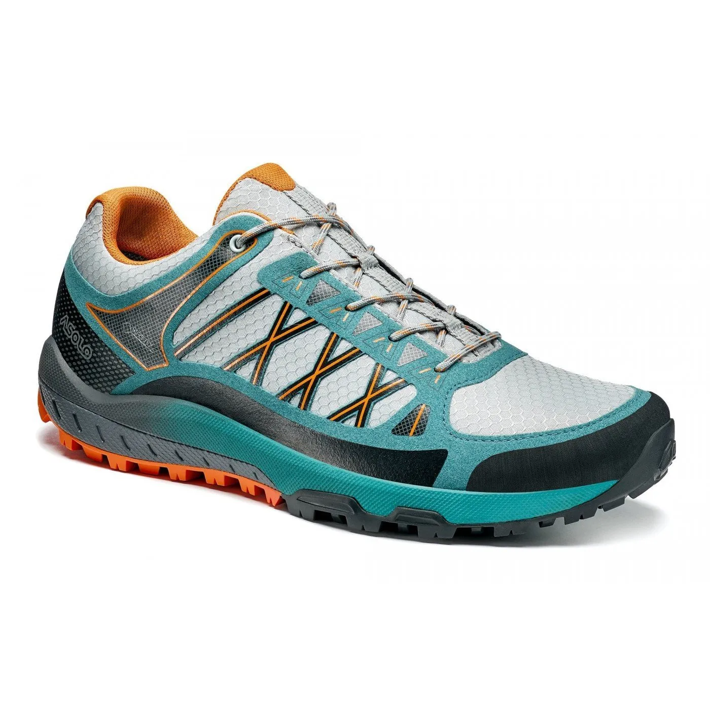 Asolo Grid GV Womens Hiking Shoe - Sky Grey/North Sea