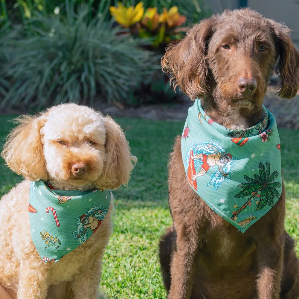 Aussie Christmas Green - Dog Bandana