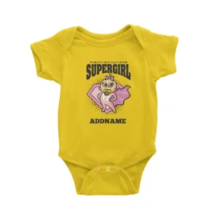 Best Daughter Supergirl Baby Baby Romper Personalizable Designs Matching Family Superhero Family Edition Superhero