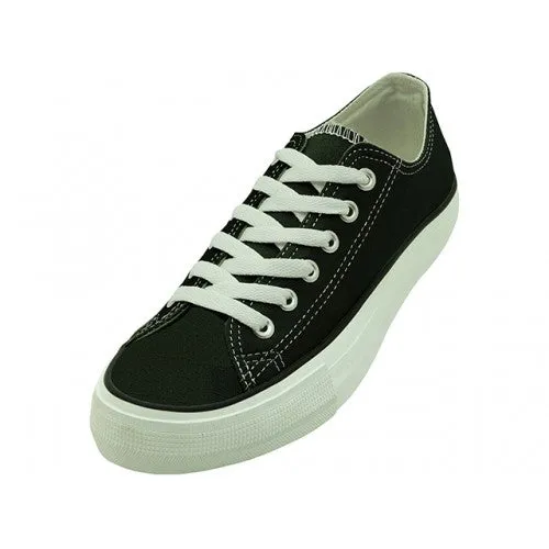 Chucks -- Unisex Canvas Lo Top Sneaker -- Black