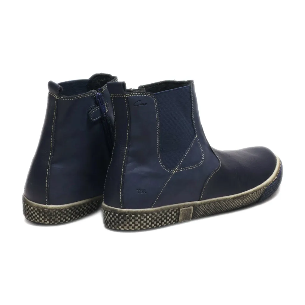 Ciao High-Top Sneakers Nubuck Blue Colour For Women