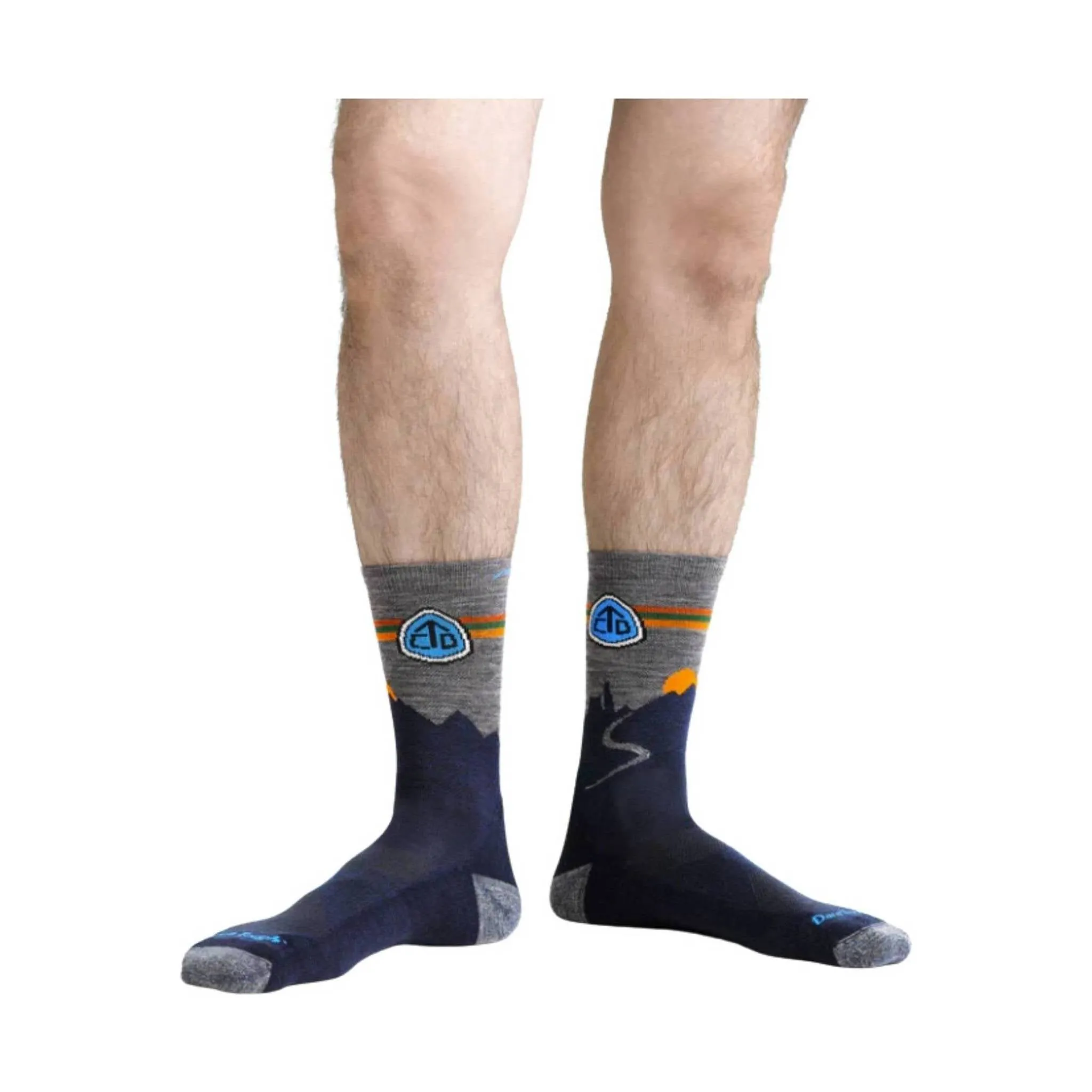 Darn Tough Vermont CDT Micro Crew Lightweight Hiking Sock - Eclipse