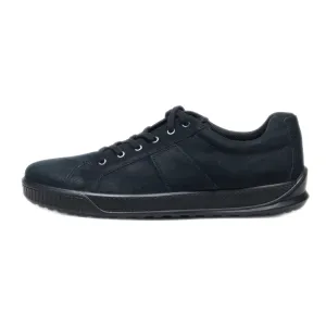 Ecco Low-Top Sneakers Leather Black Colour For Men