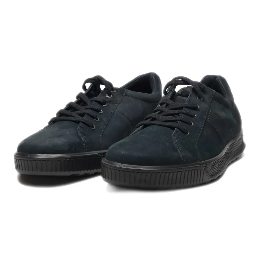 Ecco Low-Top Sneakers Leather Black Colour For Men