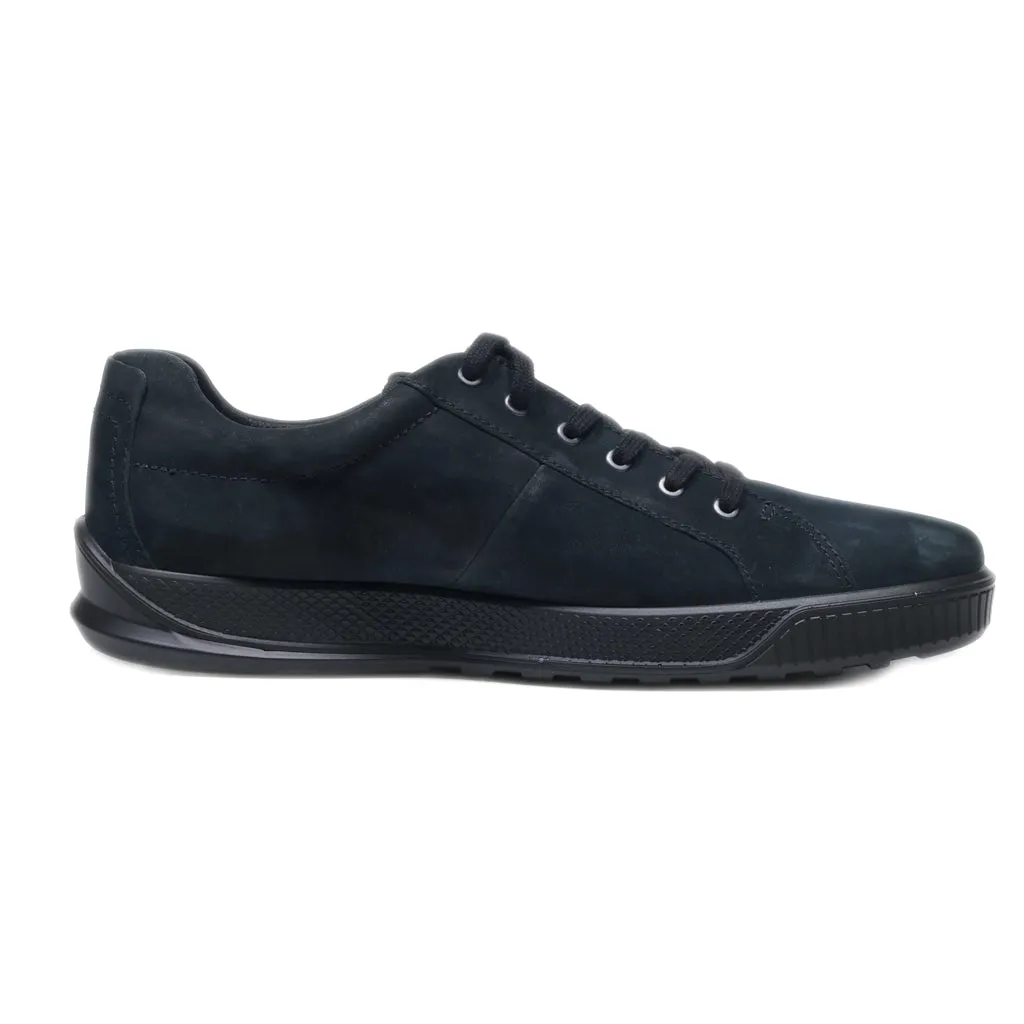 Ecco Low-Top Sneakers Leather Black Colour For Men