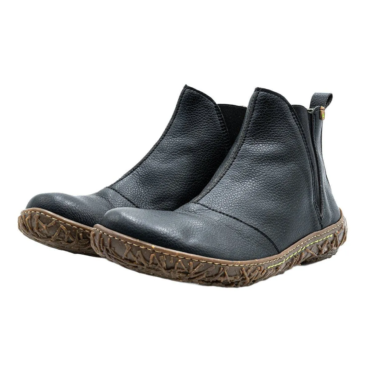 El Naturalista Nest Ankle Boots Leather Black Colour For Men