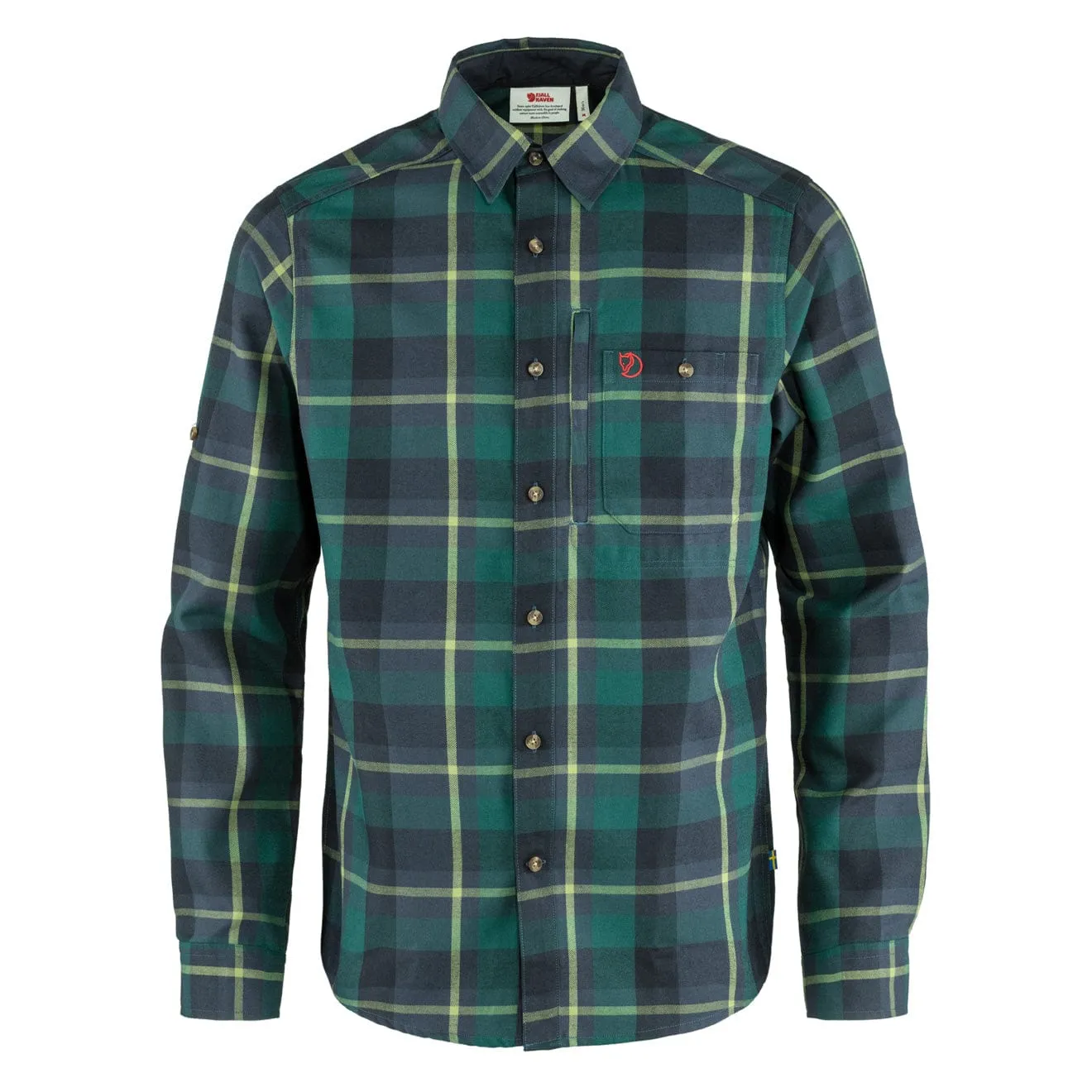 Fjallraven Fjallglim Shirt Arctic Green / Navy