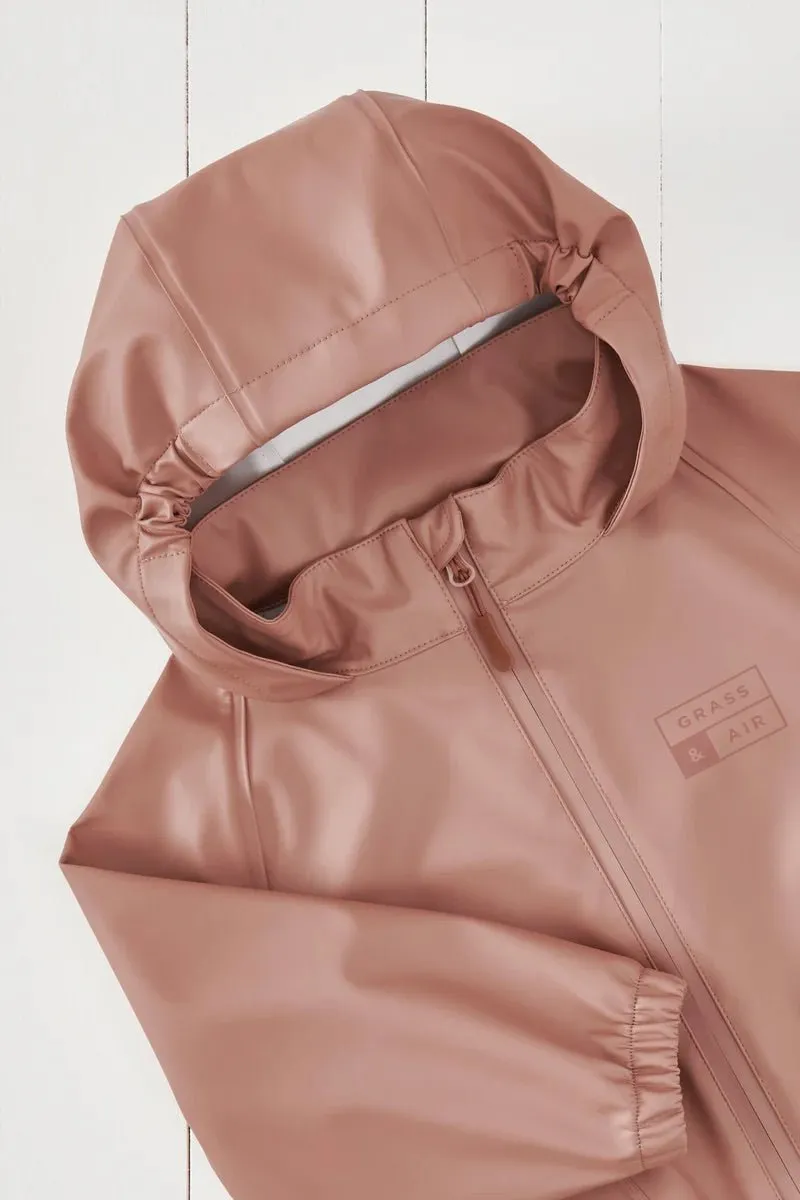 Grass & Air: Rose Waterproof Rainster Jacket