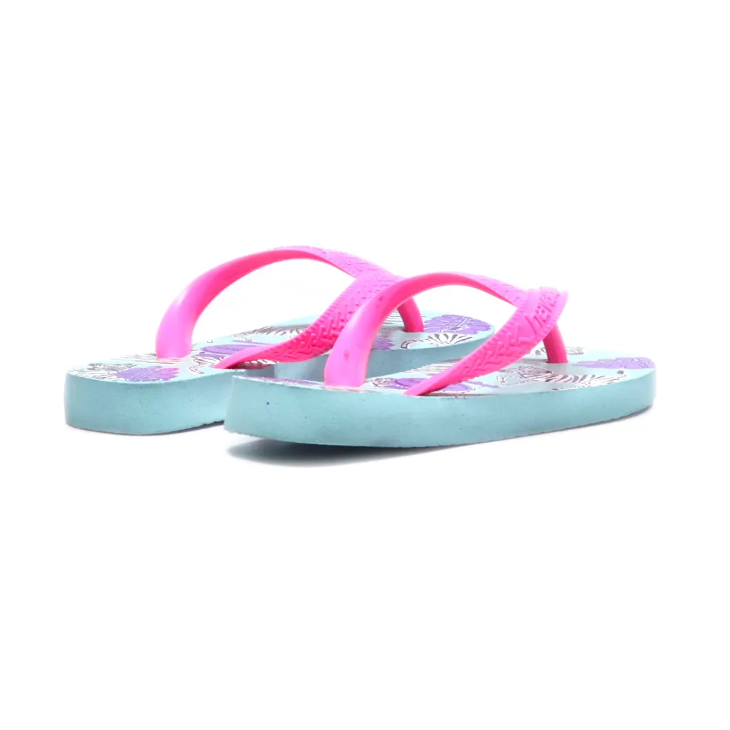 Havaianas Flat Sandals Rubber Pink Colour For Kids