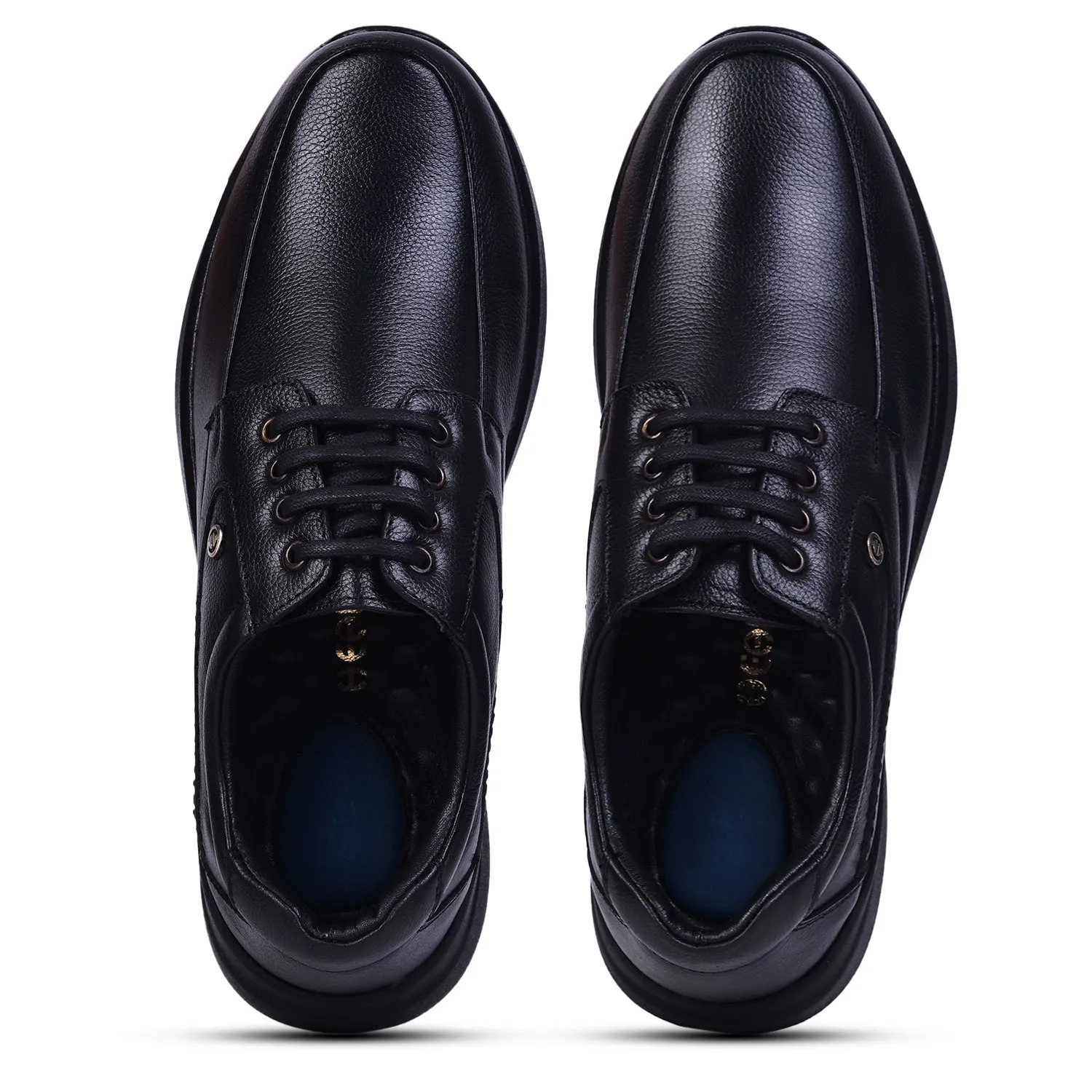 Healers Black Formal Mocassin Shoes For Men E823-03 By Liberty