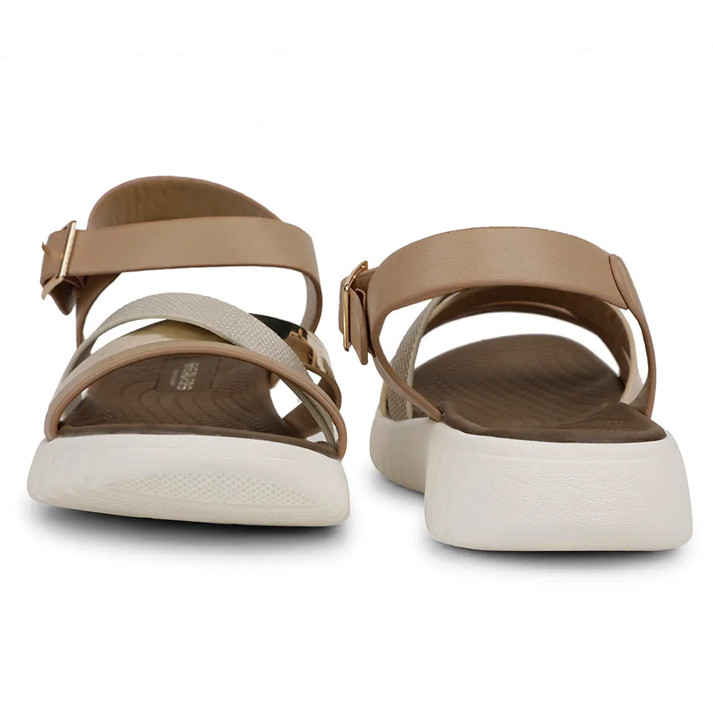 Healers Casual Beige Sandal For Women ZQ-AL-SN04 By Liberty