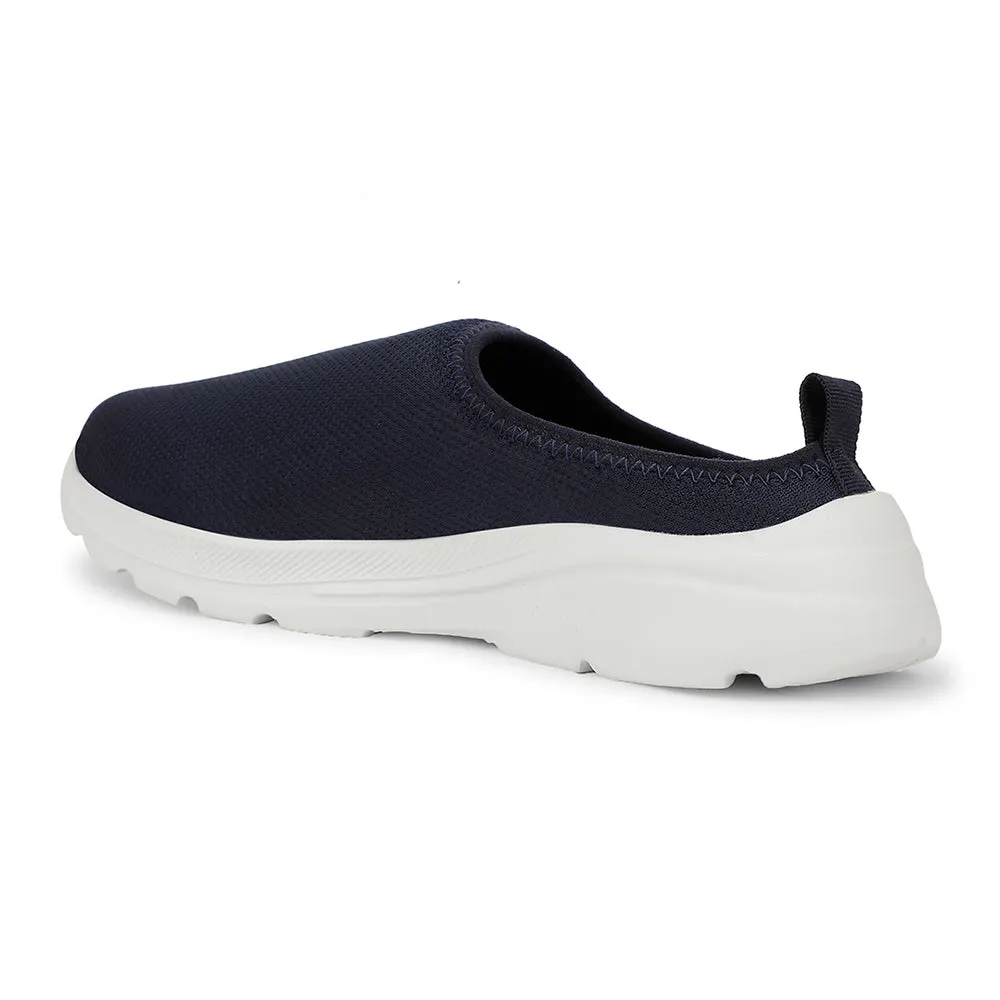 Leap7x Casual Navy Blue Non Lacing Shoes For Women SILVES-2 By Liberty