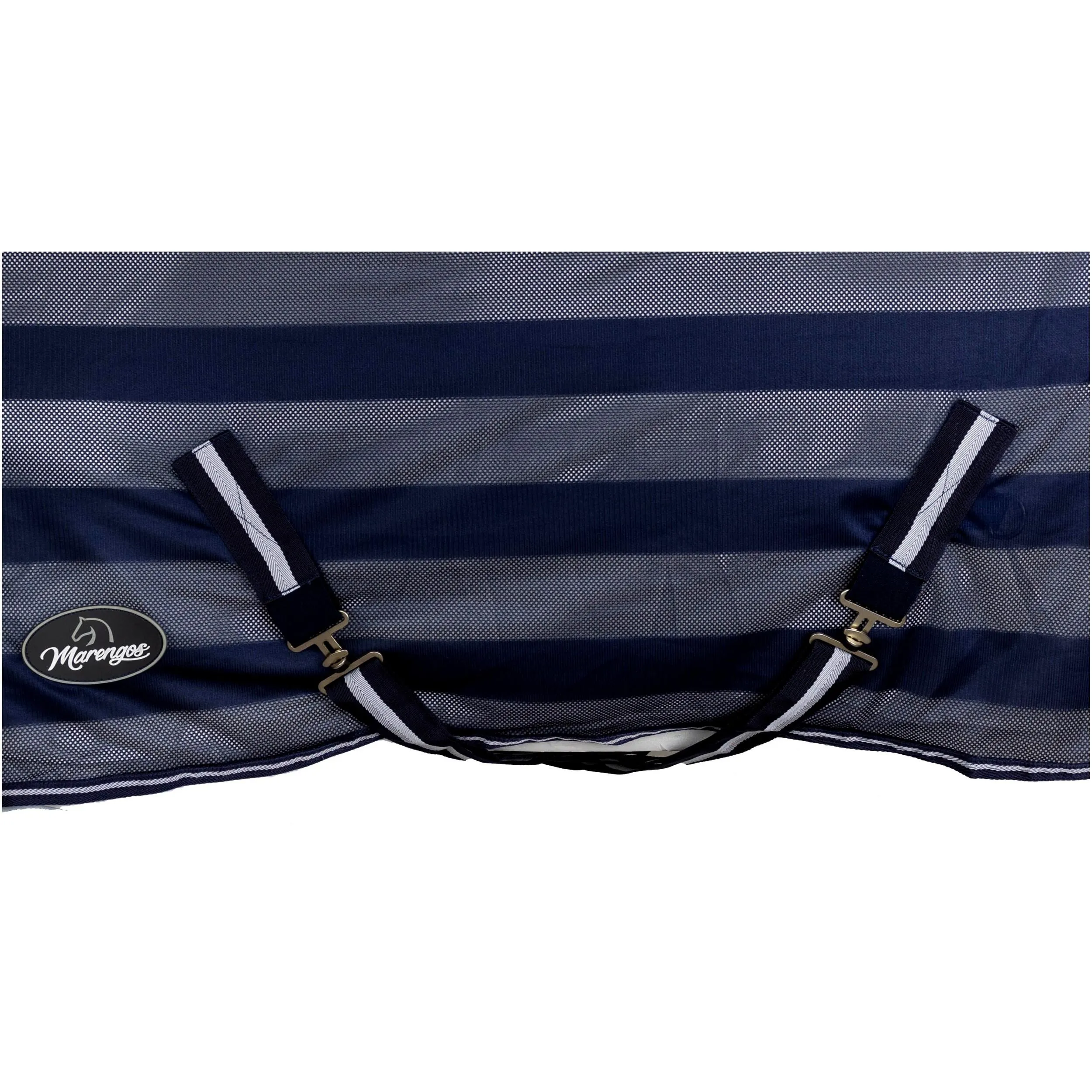 Marengos Economic rug with cross suspension, dark blue