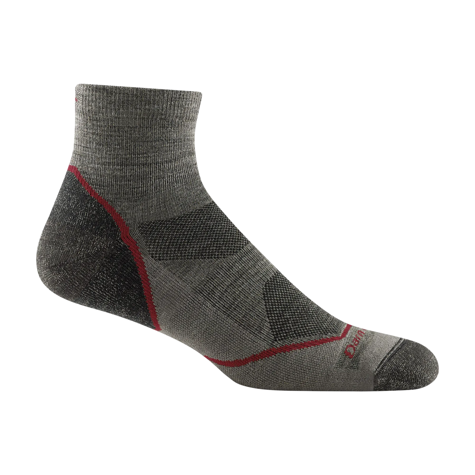 Men's and Women's Hiker 1/4 Sock 2-Pack