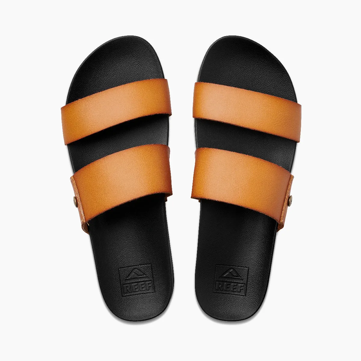 Reef Cushion Vista Sandal-Cognac Black