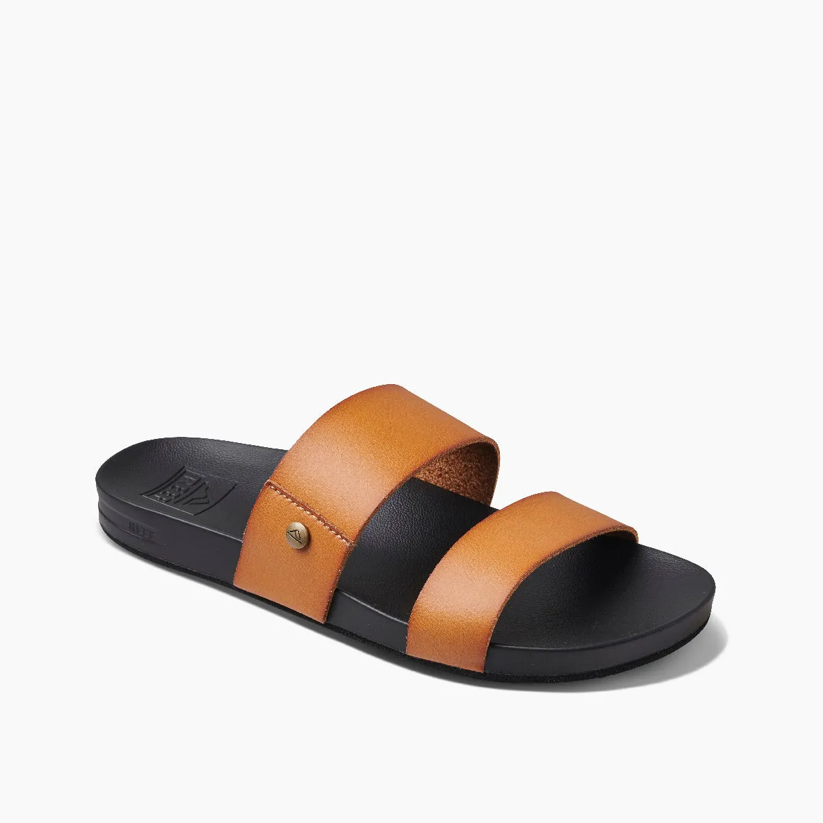 Reef Cushion Vista Sandal-Cognac Black