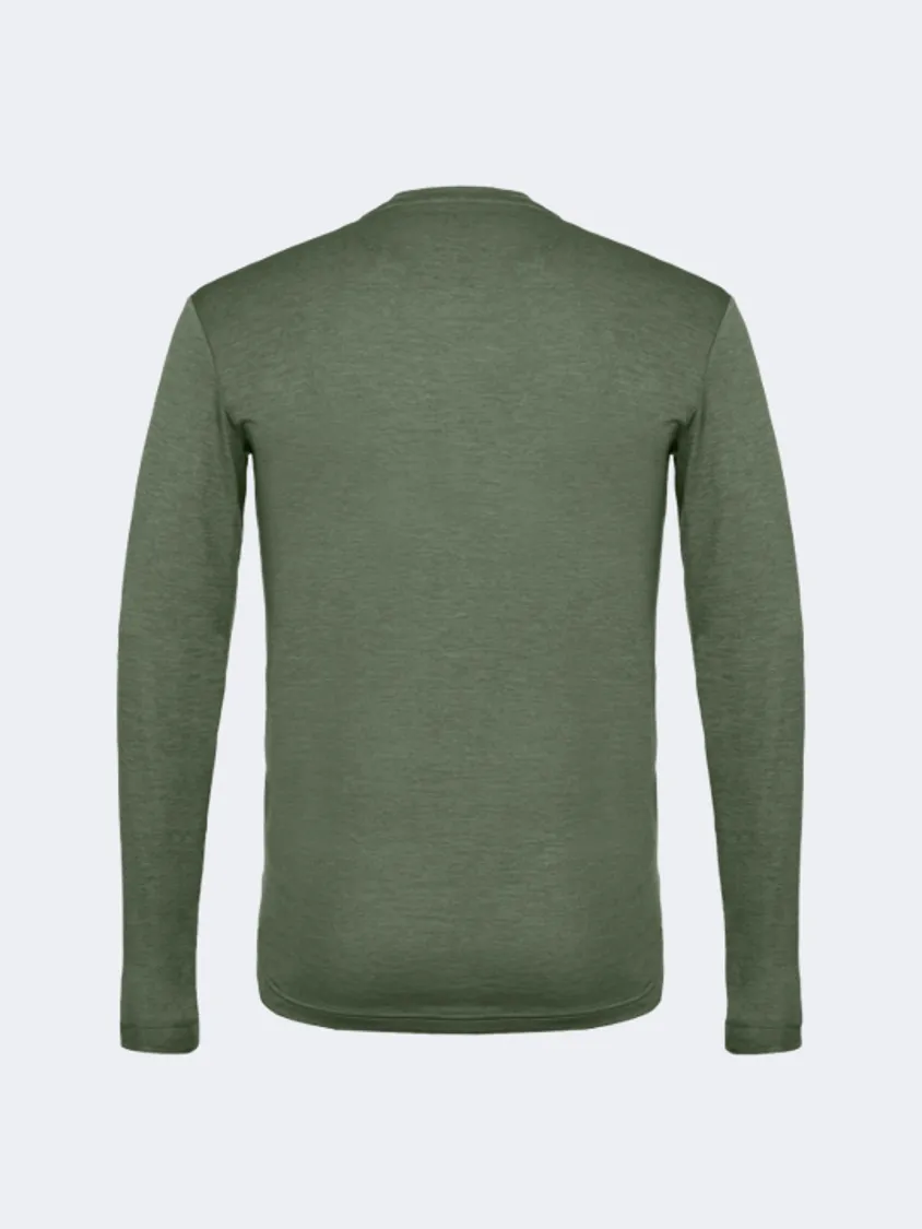 Salewa Puez Melange Dry Men Hiking Long Sleeve Thyme