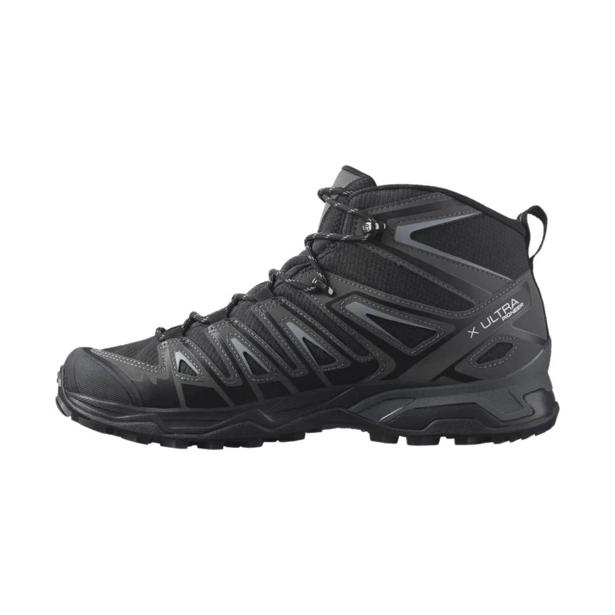 Salomon Men's X Ultra Pioneer Mid Waterproof Hiking Boots - Black/Magnet/Monument - ONLINE STORE CREDIT/EXCHANGE ONLY