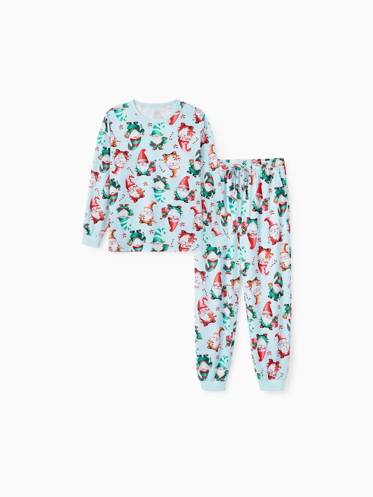 Santa And Reindeer Printed Family Matching Set