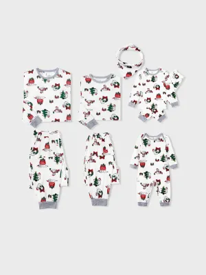 Sloths Pattern Long Sleeves Family Matching Pajama Set