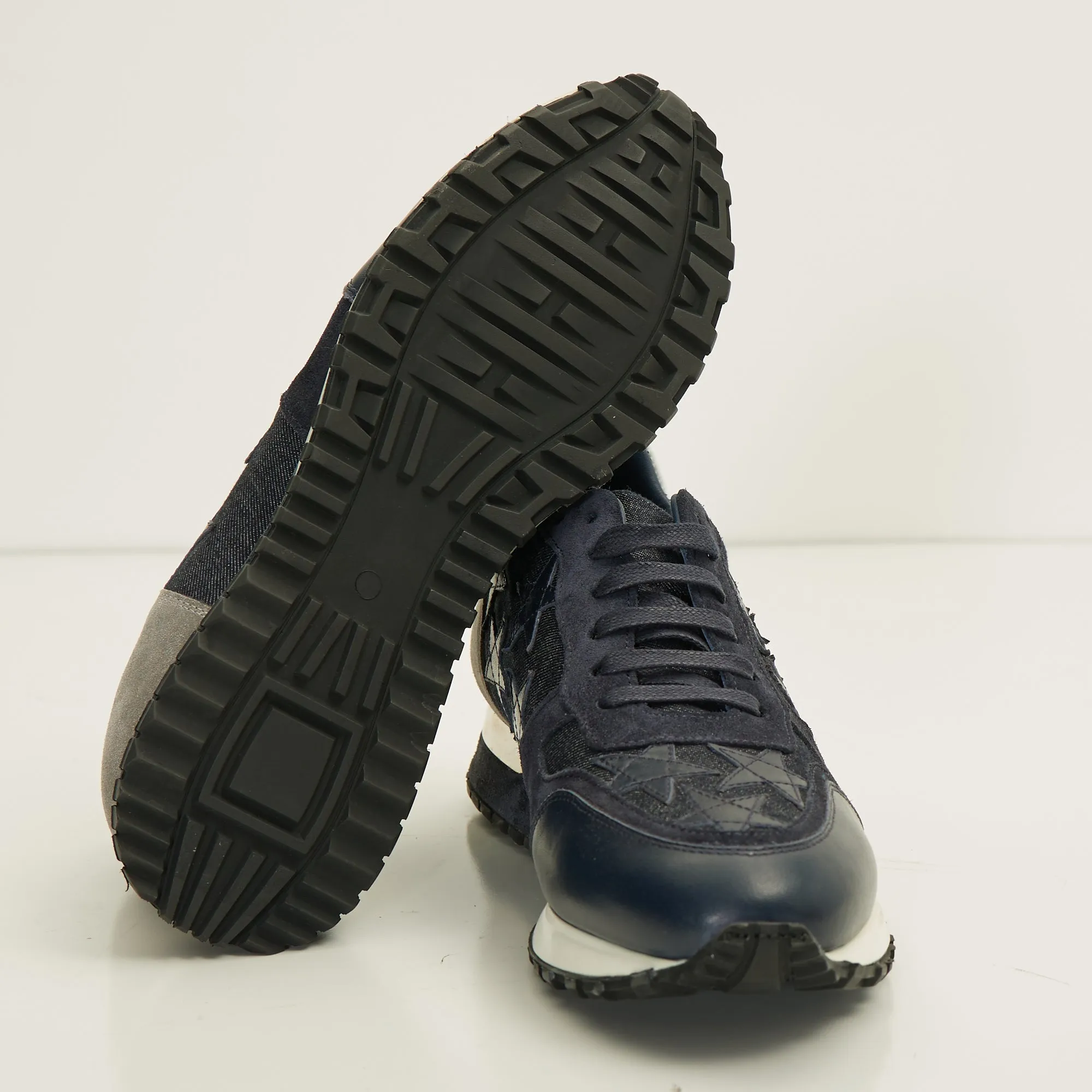 Star Denim Sneakers  - Black Navy