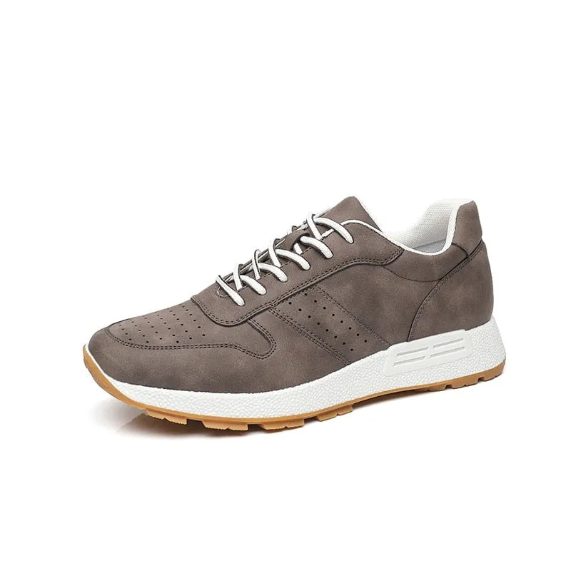 West Louis™ Leather Comfy Walking Jogging Sneakers