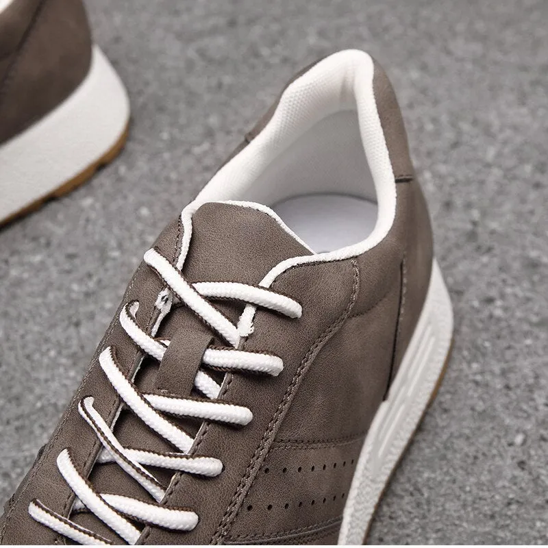 West Louis™ Leather Comfy Walking Jogging Sneakers