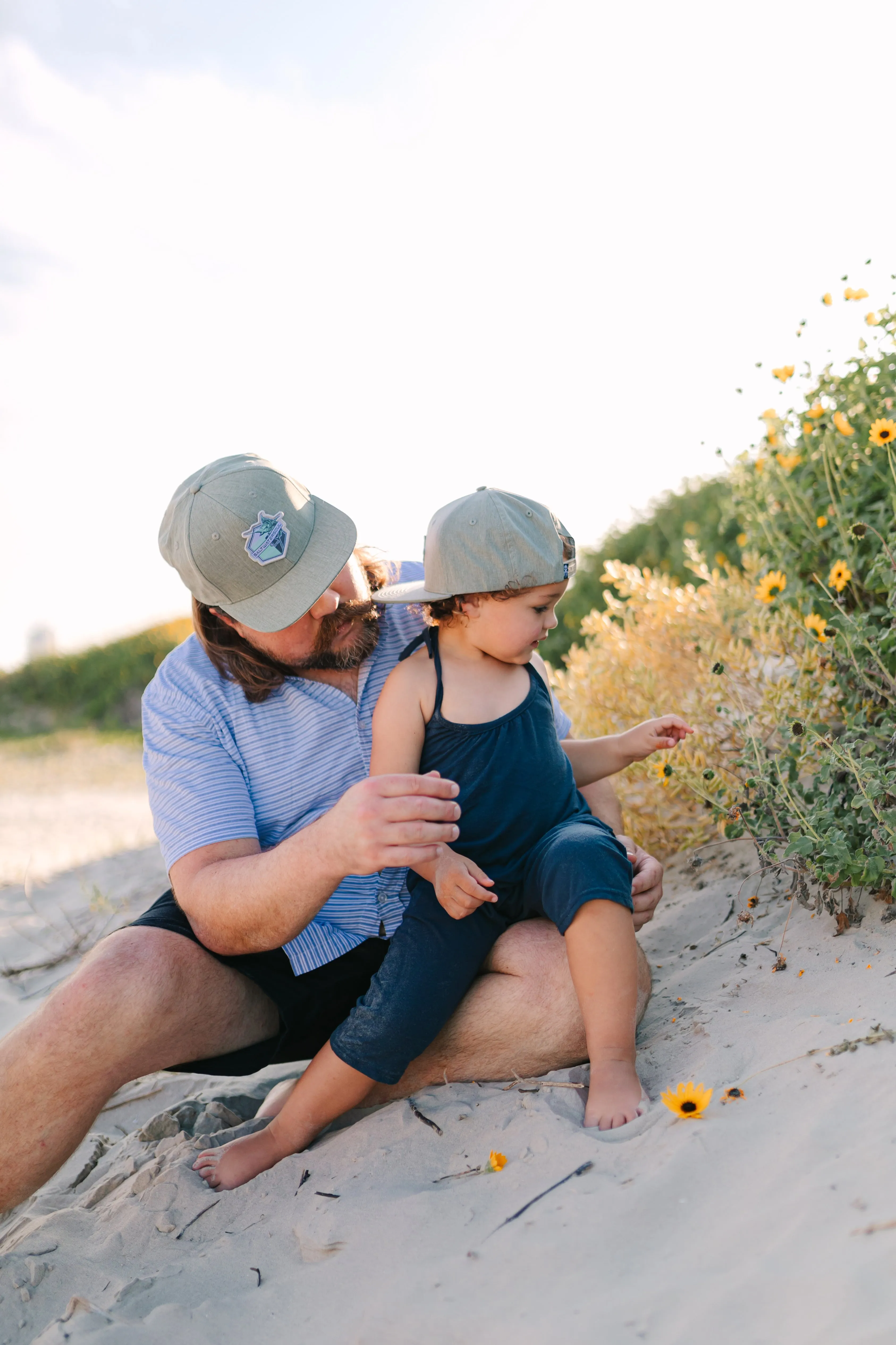 Youth Green Modern Marlin Snapback